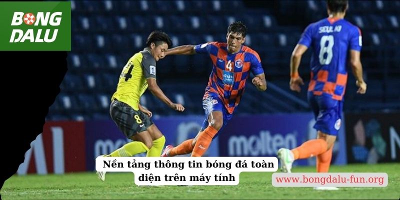 Nền tảng thông tin bóng đá toàn diện trên máy tính